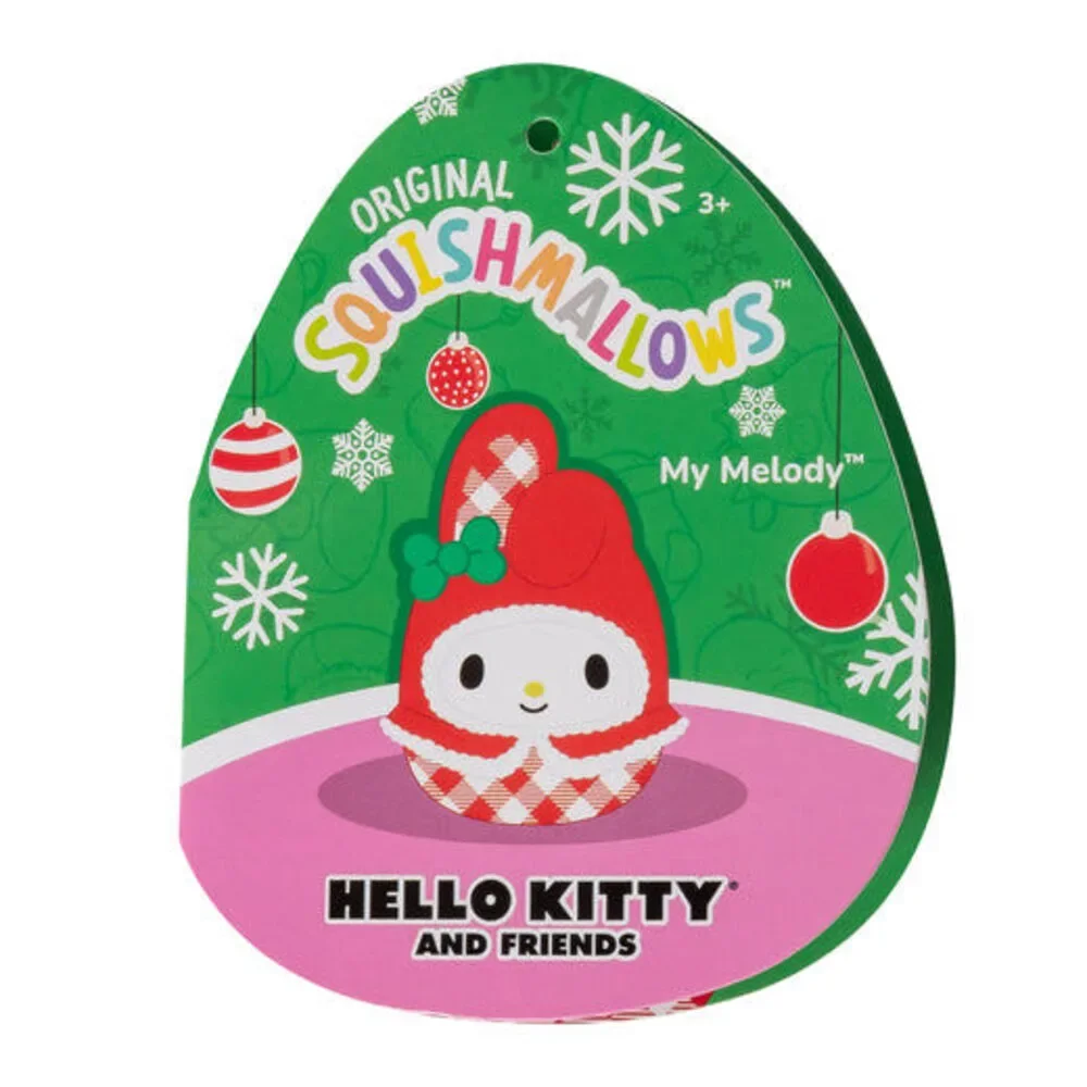 Squishmallows My Melody Wearing Christmas Outfit 6.5